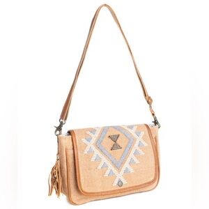 NWT Myra Boho Southwestern Aztec Tribal Crossbody Handbag Purse Bag